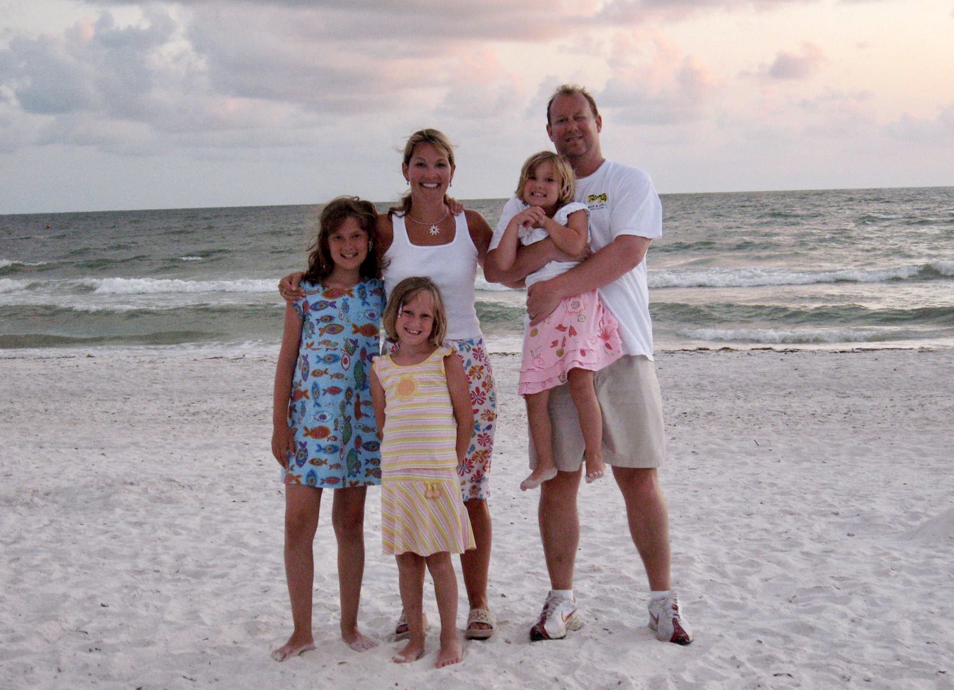 Taylor family at Eagle's Nest Beach Resort